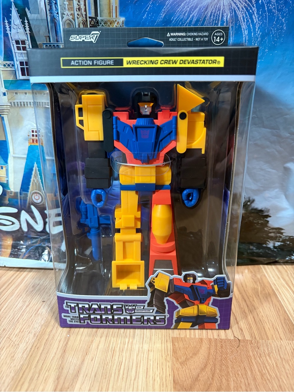 Super7 Transformers ReAction Figures Wrecking Crew Devastator
